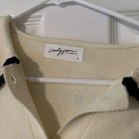 Cream Button-Up Sweater - Picture 3 of 3